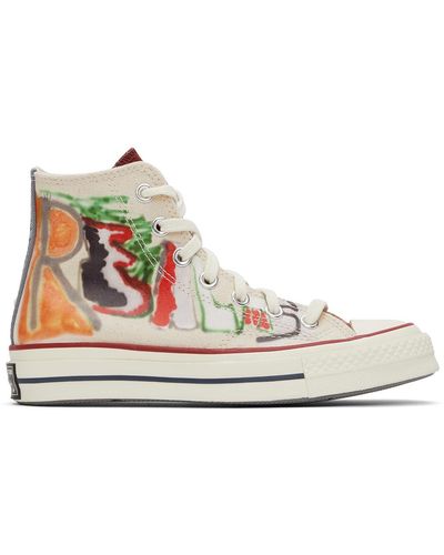 Converse Come Tees Edition Chuck 70 High Top Trainers - White