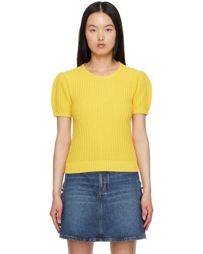 See By Chloé Yellow Rib Sweater