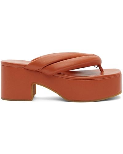 Dries Van Noten Platform Thong Heeled Sandals - Multicolour