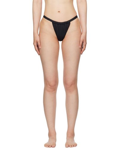 Anine Bing Culotte de bikini milani noire