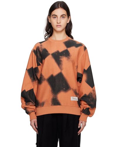 Adererror Black & Orange Tenit Sweatshirt