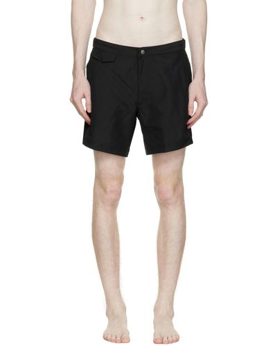 Sunspel Tailo Swim Shorts - Black