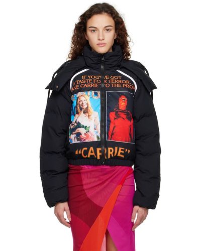 JW Anderson Poster Puffer Jacket - Red