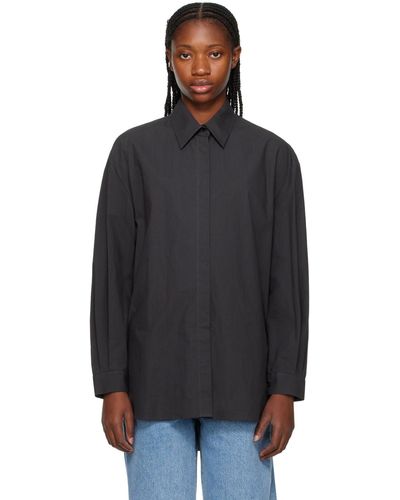 Amomento Oversized Shirt - Black