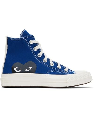 COMME DES GARÇONS PLAY Comme Des Garçons Play Converse Edition Chuck 70 Trainers - Blue