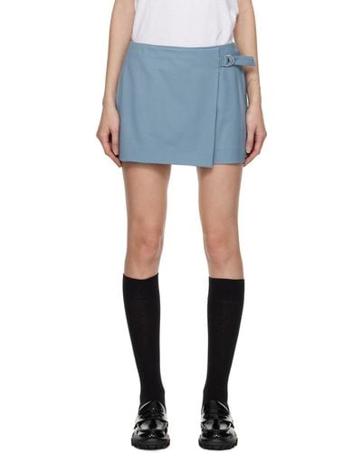 Rag & Bone Blue Sasha Skort