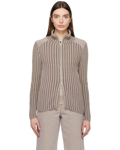 Our Legacy Taupe Classic Cardigan - Brown