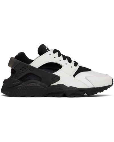 Nike Black & White Air Huarache Sneakers