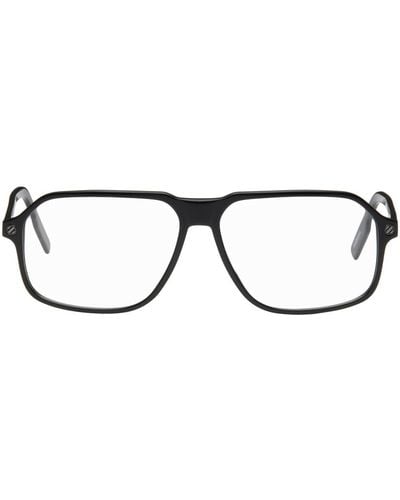 Zegna Black Square Glasses