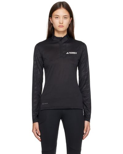 adidas Originals Half-zip Top - Black