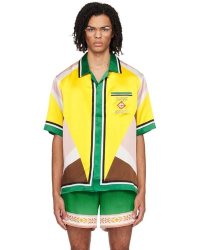 Casablancabrand 'casa Sport' Shirt - Yellow