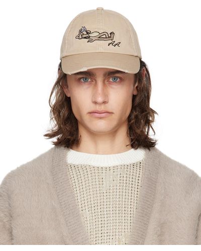 Axel Arigato Wes Distressed Cap - Brown