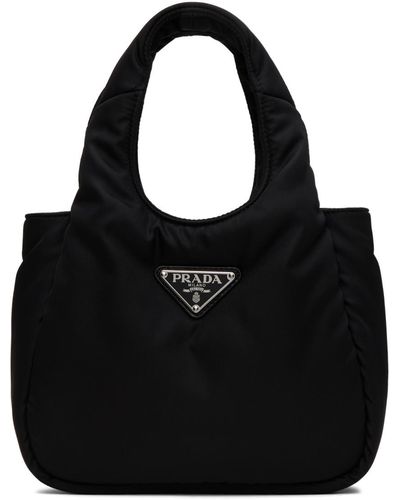 Prada Soft Padded Re-nylon Mini Bag - Black