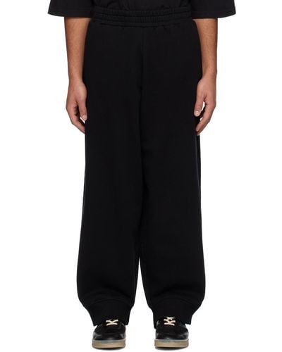 MM6 by Maison Martin Margiela Black Vented Joggers