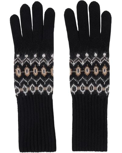 Khaite 'the Vail' Gloves - Black