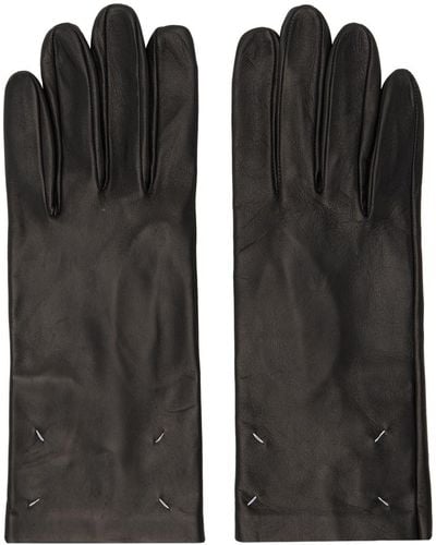 Maison Margiela Four Stitches Gloves - Black