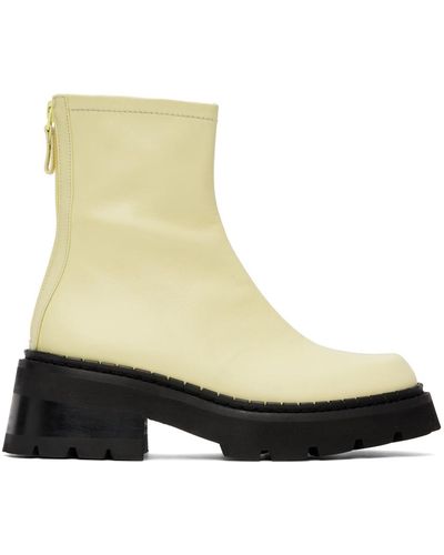 BY FAR Yellow Alister Boots - Black