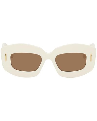 Loewe Off-white Screen Sunglasses - Black
