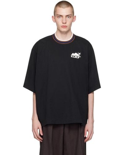Kolor ロゴプリント Tシャツ - ブラック