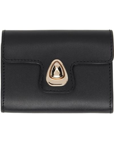 A.P.C. . Black Astra Compact Card Holder