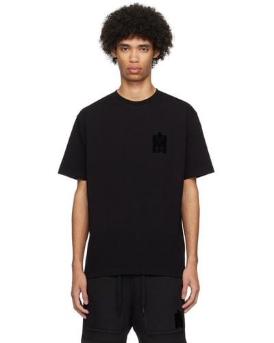 Mackage フロックロゴ Tシャツ - ブラック