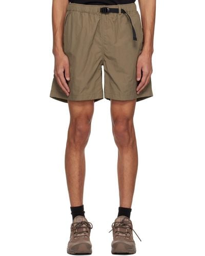 Goldwin Win Taupe Wind Light Shorts - Multicolor