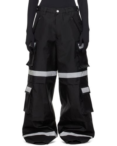 Vetements Security Workwear Cargo Trousers - Black