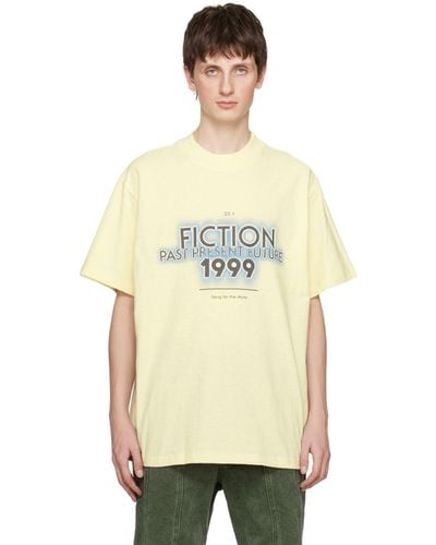 Song For The Mute Off- '1999 Fiction' T-shirt - Natural