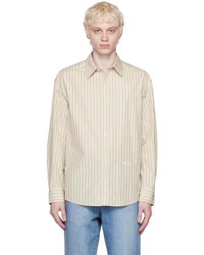 Adererror Off-white Fluic Shirt - Multicolor