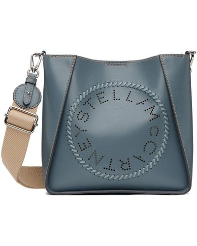 Stella McCartney Logo Shoulder Bag - Blue
