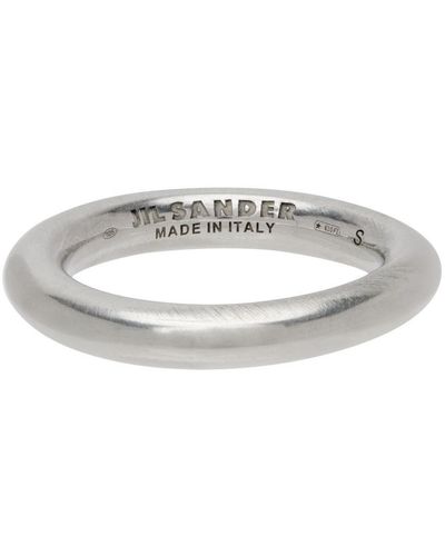 Jil Sander Classic Ring - Black