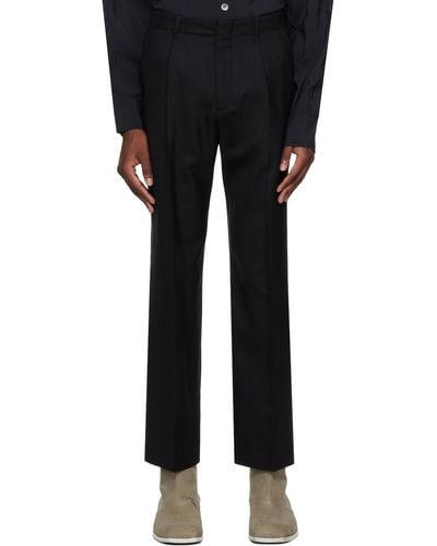 Our Legacy Black Borrowed Chino Trousers