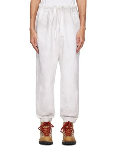 Guess USA White Faded Lounge Trousers