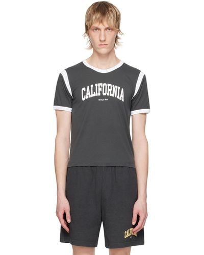 Sporty & Rich Sportyrich 'california' T-shirt - Black