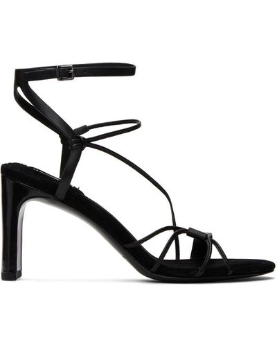 Rag & Bone Black Vossen Heeled Sandals