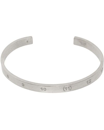 Maison Margiela Numerical Cuff Bracelet - Black