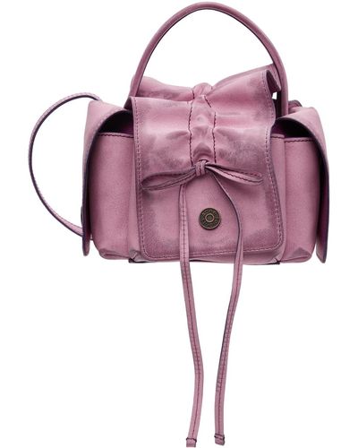 Acne Studios Mini sac rose à poches