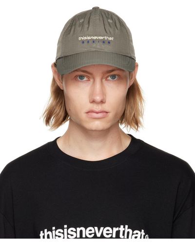 thisisneverthat Taupe Dsn Logo Cap - Green