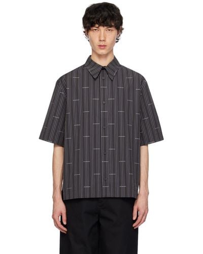 Givenchy Black Striped Shirt