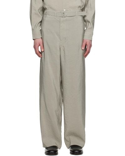 Lemaire Seamless Belted Trousers - Multicolour
