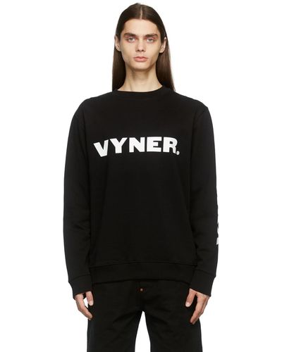 Vyner Articles Logo Print Sweatshirt - Black