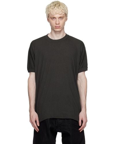 Jan Jan Van Essche O-projectコレクション グレー Tシャツ - ブラック