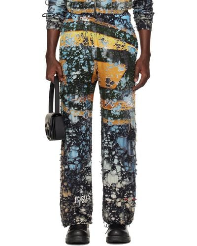 DIESEL P-Leopes-Peel Trousers - Multicolour