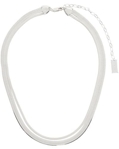 Lemaire Water Snake Necklace - White