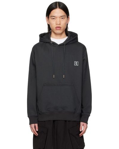 WOOYOUNGMI Patch Hoodie - Black
