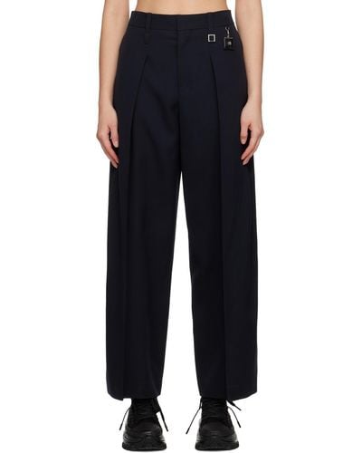 WOOYOUNGMI Charm Trousers - Black