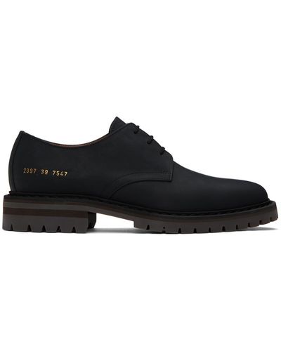 Common Projects Derbys officer's noirs