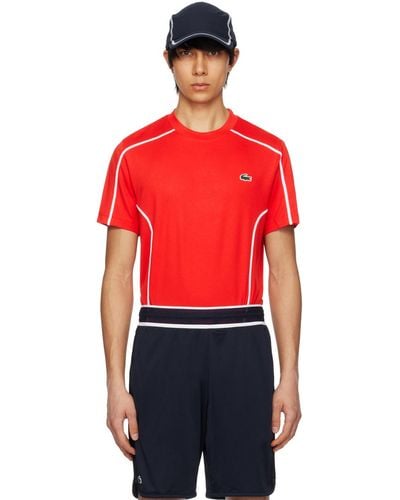 Lacoste Ultra-Dry T-Shirt - Red