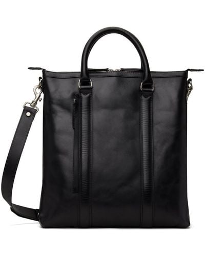 Officine Creative Black Quentin 18 Tote