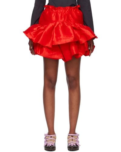 Kika Vargas Maye Miniskirt - Red
